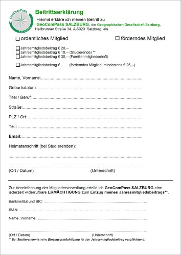 Beitrittserklärung GCPS